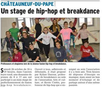 hip hop chateauneuf du pape. ass arts et culture