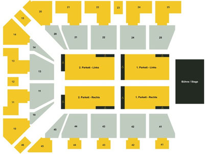 Große EWE Arena Oldenburg Saalplan
