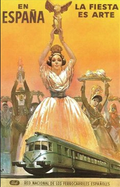 Vintage travel poster