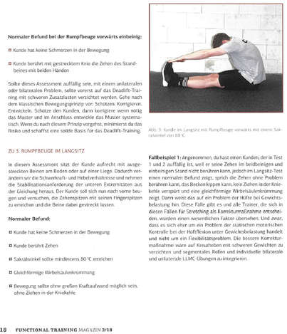 Robert Rath Hip Hinge Personaltraining Dead Lift  Kreuzheben Rudern Kniebeugen Assessment Screen
