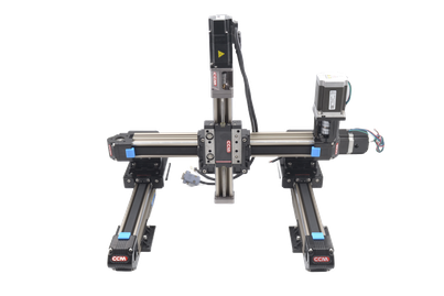 Linear guide rail belt driven set for CNC gantry machines, sliders, actuators.