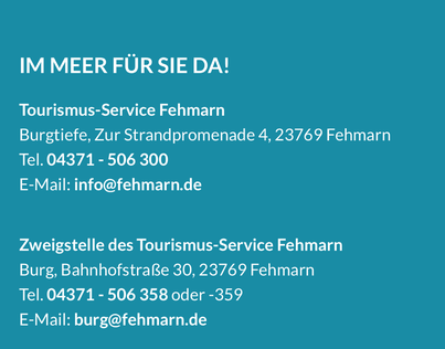 Quelle: Tourismusinfo Fehmarn 