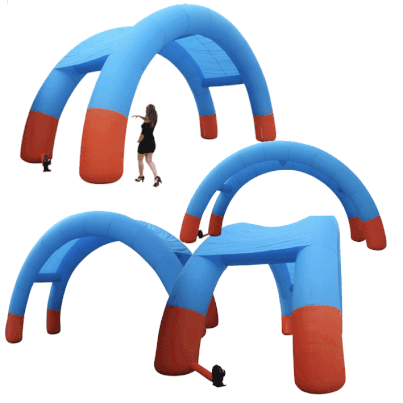 Toldo inflable 2 arcos, carpa inflable 2 arcos