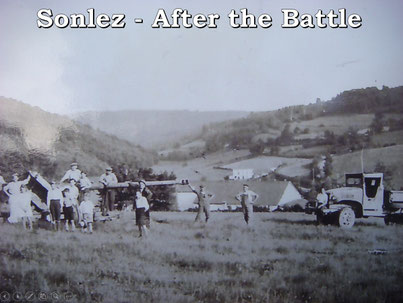 A German 88mm Flak used as anti tank gun just above the Sonlez Mill after the fighting (Photo courtesy F. Rockenbrod)