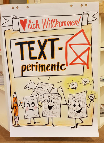Schreiben, ausprobieren, basteln: Alles ist möglich bei den Textperiementen im Kreativhaus.