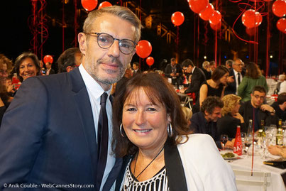 En compagnie de Lambert Wilson - Dîner d'ouverture - Festival Lumière 2016 - Lyon - Photo © Anik Couble  