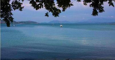 View to Ionian sea from Preveza