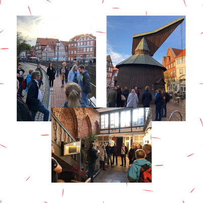 Stadtführung in der Stader Altstadt: Kai-Janis Skalitz führte die Buxtehuder SJR-Gruppe durch die sichtbare Geschichte der Stadt - Fotos: SJR