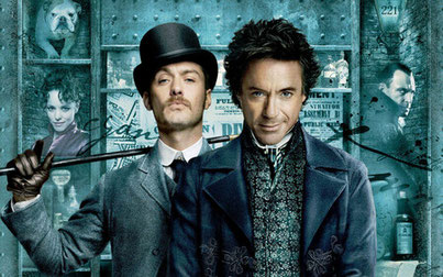 Jude Law i Robert Downey Jr. interpretant a Watson i Holmes