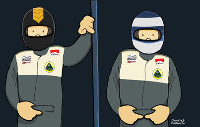 Hakkinen y Bailey by Muneta & Cerracín