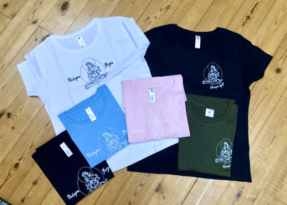 Logo Shirt NAROPA YOGA, White Sangha, T-Shirt, Print T-Shirt, Ngakpa Haus, Meditations Haus Mannheim