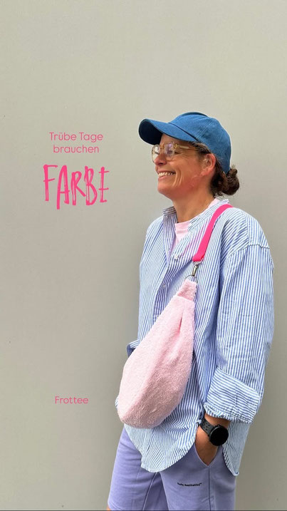 crossbodybag frottee