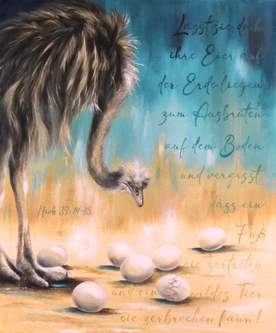 Bergziege - Hiob-Serie - Kunst - Ölgemälde - Ausstellung