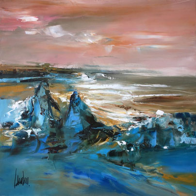 "Ecume du jour" - 60x60