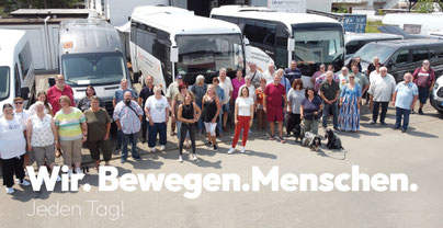 Rund 60 engagierte Mitarbeitende sorgen tagtäglich mit viel Herzblut, Erfahrung und Verantwortungsbewusstsein dafür, dass bei uns alles rund läuft – auf der Straße wie hinter den Kulissen.