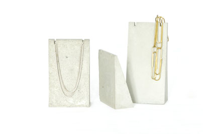 Concrete Necklace Stand by PASiNGA