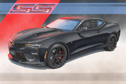 Une version de la Camaro SS en "triple noir"