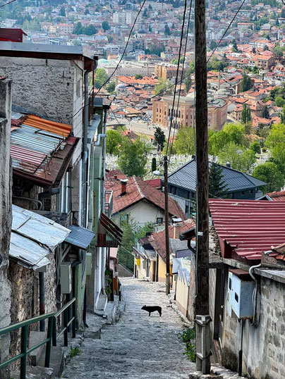 Gassen in Sarajevo