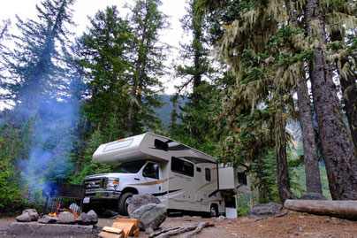 White River Campground Mt. Rainier Sunrise