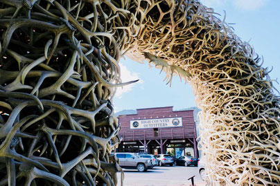 Jackson Town, Tor zum Grand Teton