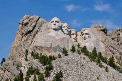 Bei den Vätern des Landes am Mt. Rushmore
