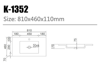 Waschtisch K-1352