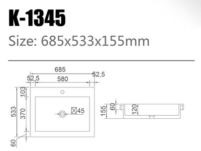 Waschtisch K-1345