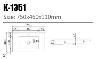 Waschtisch K-1351