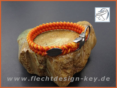 Halsband aus Paracord für kleine Hunde