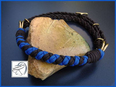 Paracord sidepull-Nasenband, geflochtenes Sidepull rund