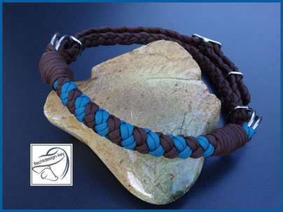 Geflochtenes Sidepull-Nasenband rundgeflochten mit Kern aus Paracord 