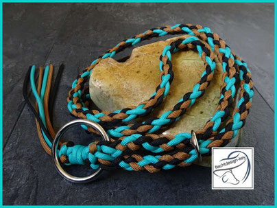 Paracord Halsring, geflochtener Halsring, Halsriemen