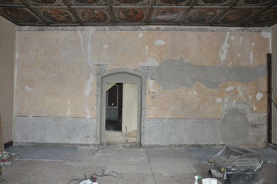 restauration, peintures murales, Atelier Bacher Tillmanns Vaud