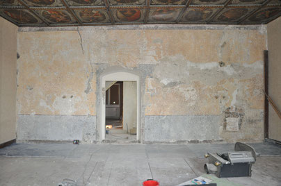 restauration, peintures murales, Atelier Bacher Tillmanns Vaud