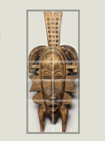 Senufo Kpelié mask by Songuifolo Silué 