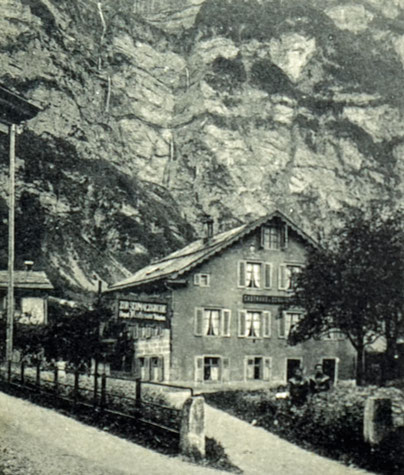 Restaurant Schmalzgrube, Gässli 2; später Jägerstübli. Foto aus der Sammlung von Marcel Allemann
