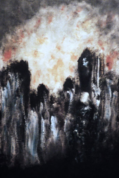 Toteminsel, Öl auf Leinwand, 80x70, 2011