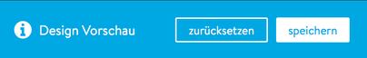 Bild: Jimdo Design Vorschau Leiste