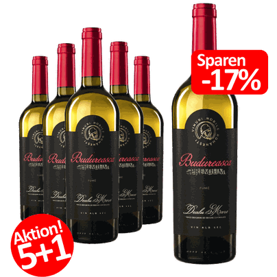 6-er Weinpaket FUME Budureasca Premium 2022| 5 +1 GRATISAKTION