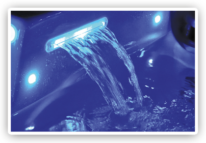 Whirlpool LED Wasserfall