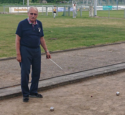 Beim VfL Hörste-Garfeln Ansprechpartner für Boule: Dr. Ingo Rehmann