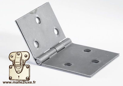 Universal steel hinge: 50 mm x 85 mm for trunk Louis Vuitton 