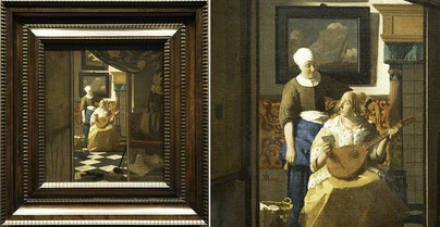 Bild: Der Liebesbrief, Jan Vermeer, 1670, 44 cm × 38,5 cm, Rijksmuseum Amsterdam