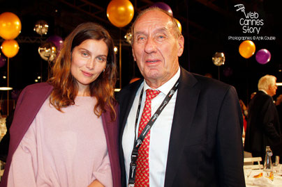 Max Lefrancq-Lumière, petit-fils de Louis Lumière et Laétitia Casta - Lyon - Ouverture du Festival Lumière 2014 - Photo © Anik COUBLE