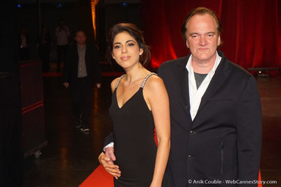  Tapis rouge de la cérémonie d'ouverture - Quentin Tarantino et Daniela Pick - Festival Lumière 2016 - Lyon - Photo © Anik Couble