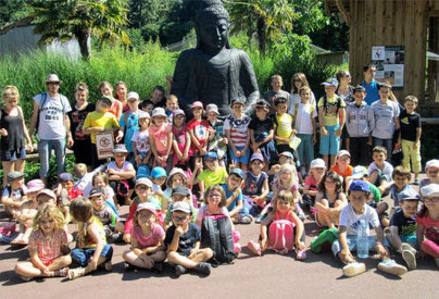 Visite inoubliable, au zoo de Trégomeur, pour les enfants du centre de loisirs.
