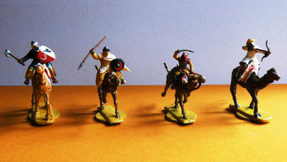 Reiter und Kamele von Hät (El Cid-Reihe) und Italeri