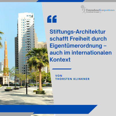 Stiftungsarchitektur international schafft Freiheit
