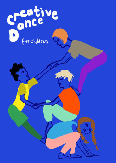 Creative Dance for Children at Cliffs in Margate poster image - as shared on Broadstairs Apartments guest blog by Jess Jordan-Wrench