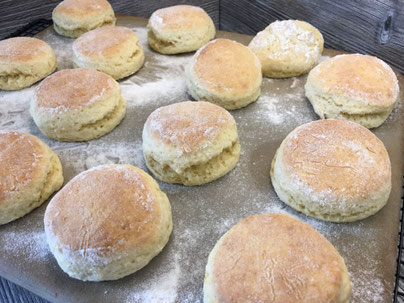 Scones nach dem Backen vom Zauberstein